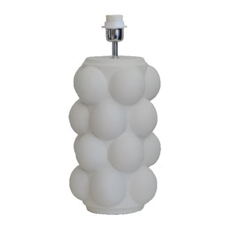 Duża oryginalna lampa stołowa ceramiczna biała bańki Bubbles - podstawa